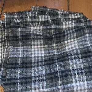 Green black and white scarf never worn before!